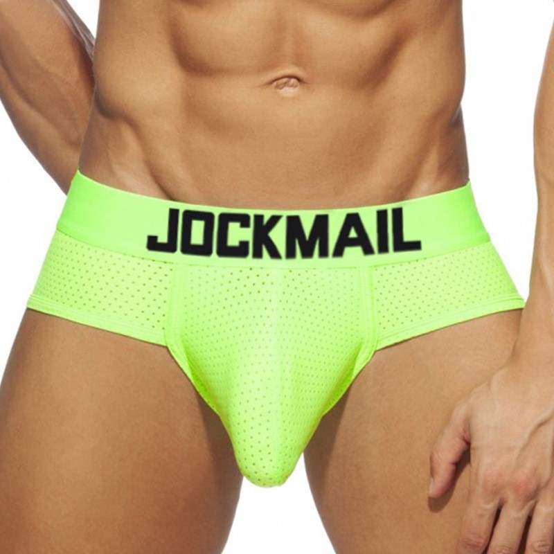 Neon Jockmail Brief Green