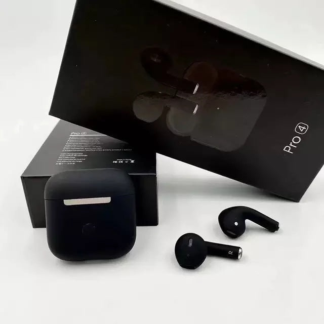 Auriculares Inalambricos In-ear Xpods4 Bt 5.3 Doble Mic Tws - Negro
