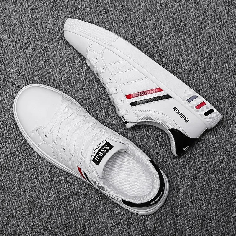 KF-Flexible White Sports Shoes