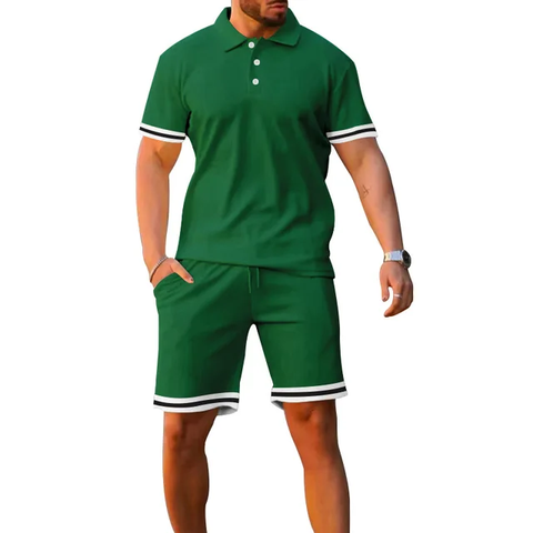 Set de Camiseta y Short K01 - Verde