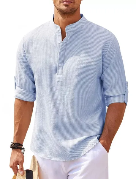 Camisa Casual P02- Celeste