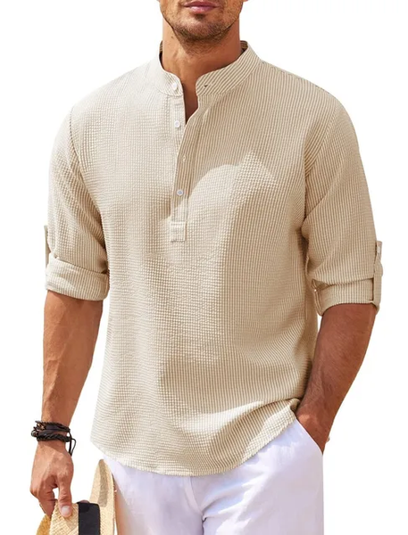 Camisa Casual P02- Beige