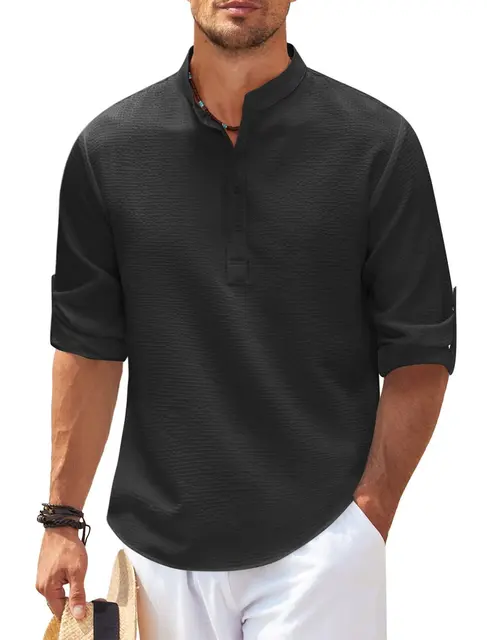 Camisa Casual P02- Negro