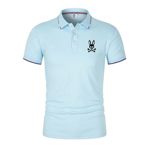 Camisa Psycho Bunny Tipo Polo  /Celeste N11