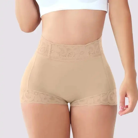 Faja Colombiana Corta para Dama/Beige  NG02