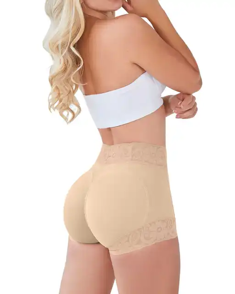 Faja Colombiana Corta para Dama/Beige  NG02