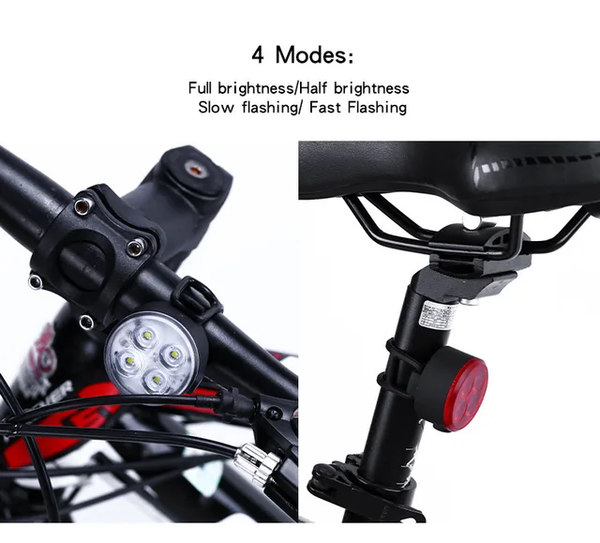 Luz Led recarable para Motocicleta /  Roja TC12