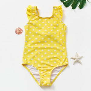 Traje de baño para niña /  Amarillo B119