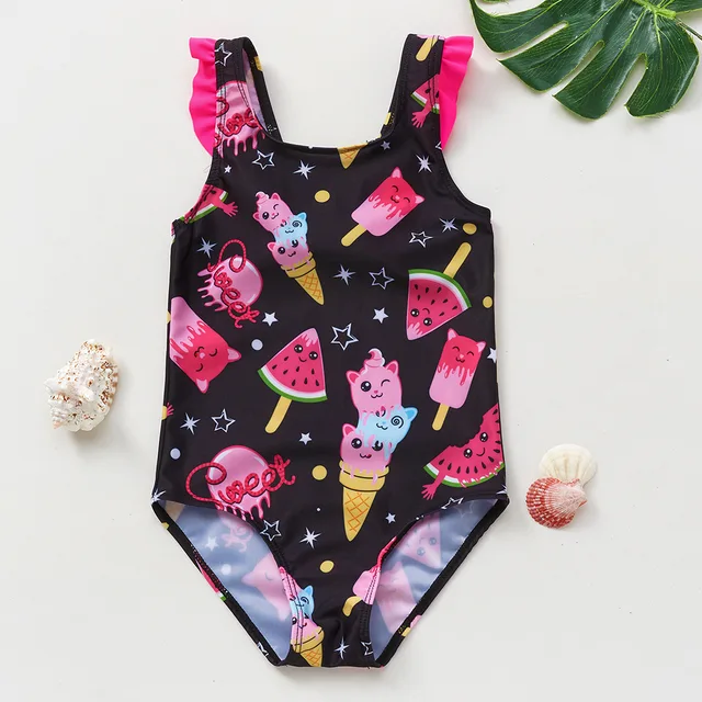 Traje de baño para niña /  Helados  B122