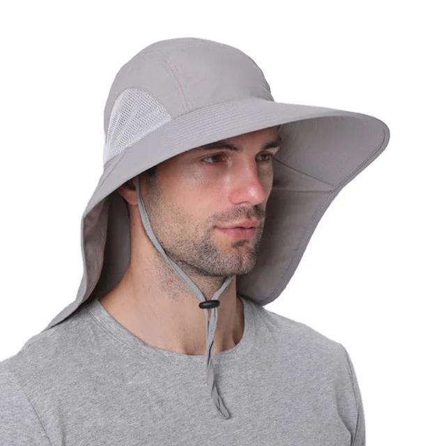 Sombrero Impermeable con protección UV Unisex / Gris claro B145