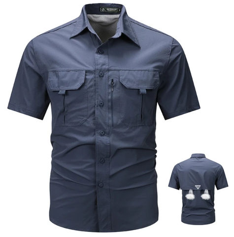 Camisa Fina para caballero/ Azul B149