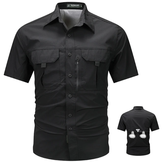 Camisa Fina para caballero/ Negro B149