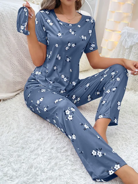 Pijama Pantalon Dama/ Azul B156