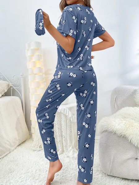 Pijama Pantalon Dama/ Azul B156