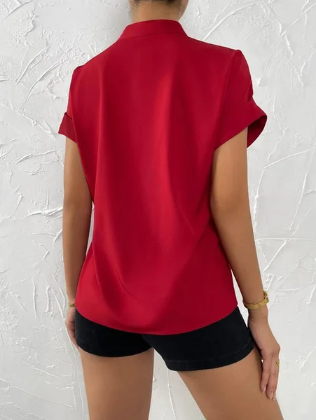 Camisa Casual para Dama  / Rojo  KA01