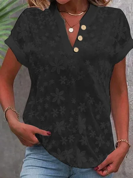 Camisa Casual para Dama  / Negro  KA02