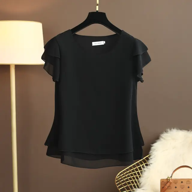 Camisa Casual para Dama  / Negro   KA06