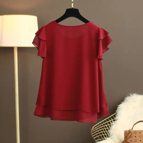 Camisa Casual para Dama  / Rojo   KA06