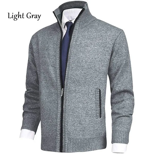 Cardigan para caballero / Gris K83