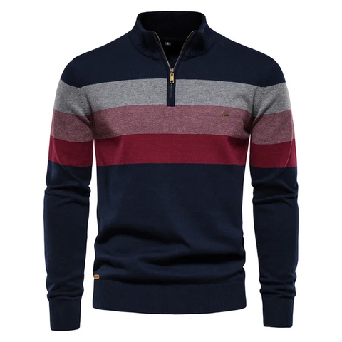 Sueter Casual  / Negro-Rojo BL27