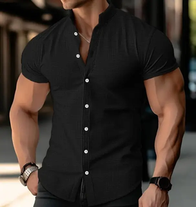 Camisa Casual  para Caballero/ Negro DF05