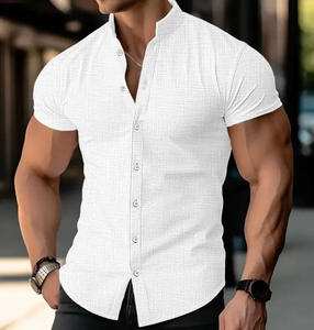 Camisa Casual  para Caballero/ Blanco DF05