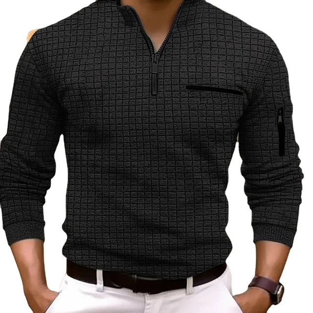 Camisa manga larga para caballero /Negro- S029