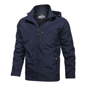 Chaqueta Impermeable para caballero/Azul S033