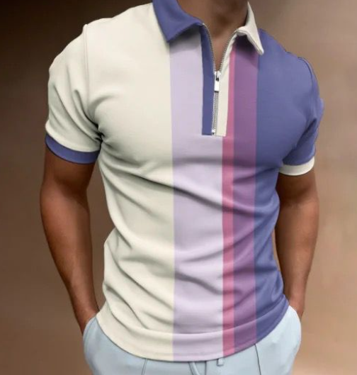 Camisa Zipper Tipo Polo - BL18