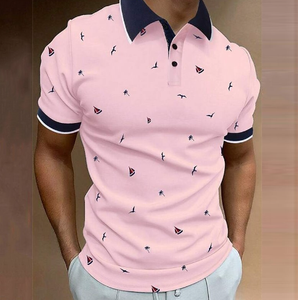 Camisa tipo polo para caballero / Rosa TC9