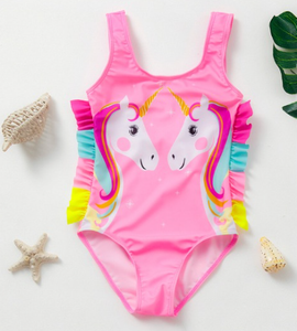 Traje de baño para niña /  Unicornio B116