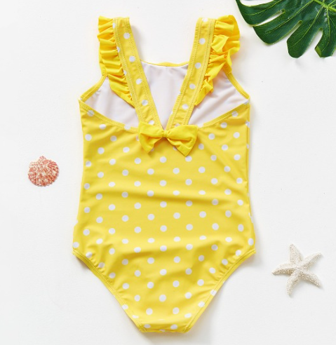 Traje de baño para niña /  Amarillo B119