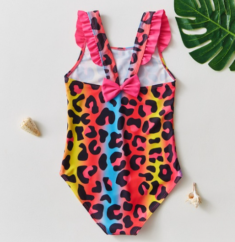 Traje de baño para niña /  Multicolor  B120