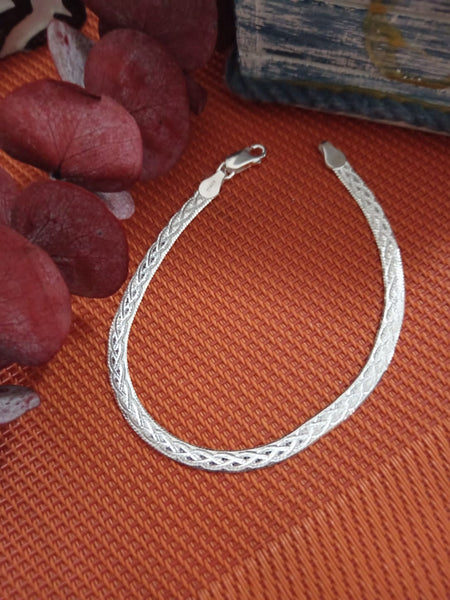 Pulsera Plata  - 20cm