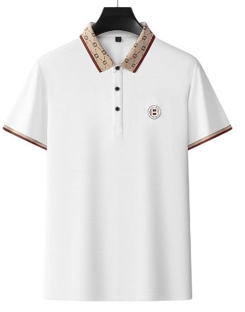 Camiseta Casual Tipo Polo C004 - Blanco