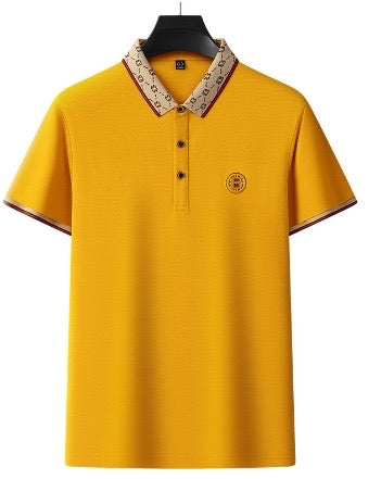 Camiseta Casual Tipo Polo C004 - Amarillo