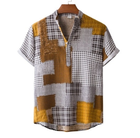 Camisa para Hombre C011 - Amarilla