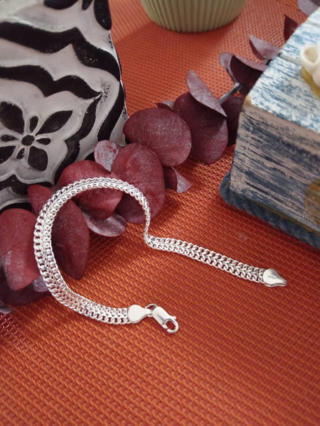 Pulsera Plata Gruesa - 20cm