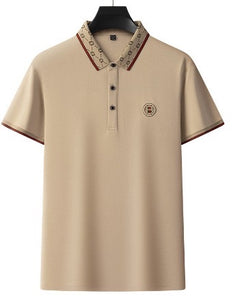 Camiseta Casual Tipo Polo C004 - Beige