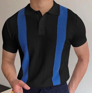 Camiseta Casual Tipo Polo C003 - Negra