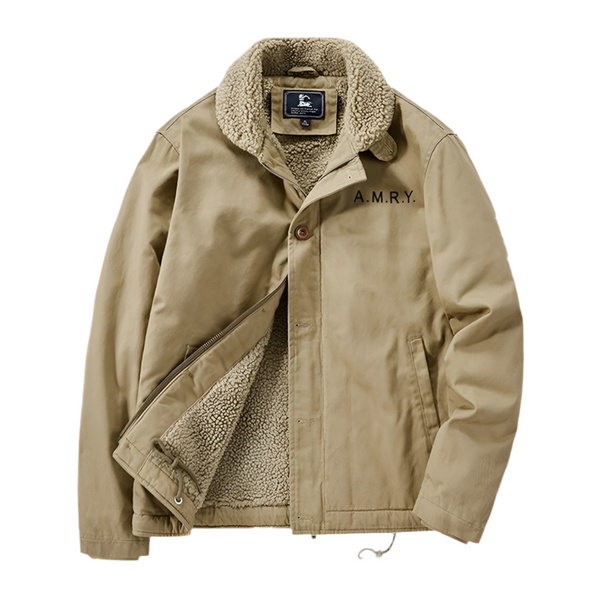 Abrigo Casual Hombre - A002 Beige AMRY