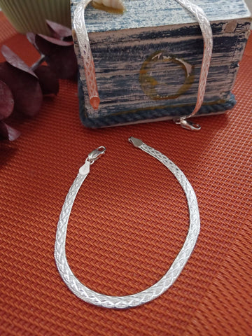 Pulsera Plata  - 20cm