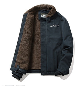 Abrigo Casual Hombre - A002 Azul ARMY