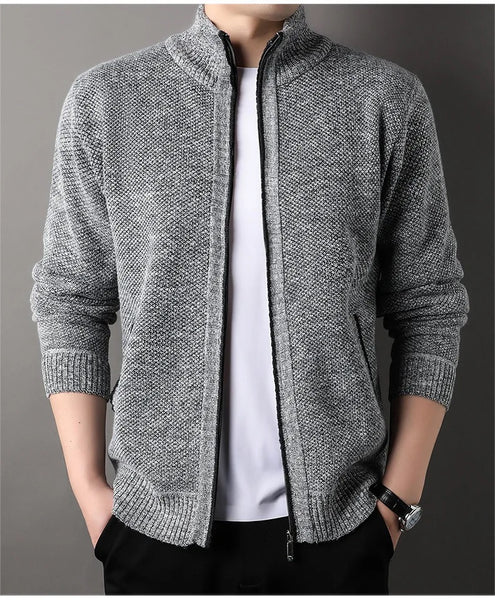 Cardigan para caballero / Gris K83