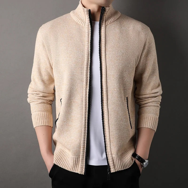 Cardigan para caballero / Beige K83