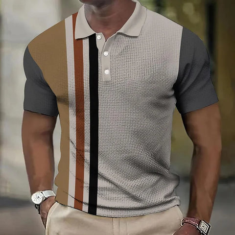 Camisa casual tipo polo/- S047