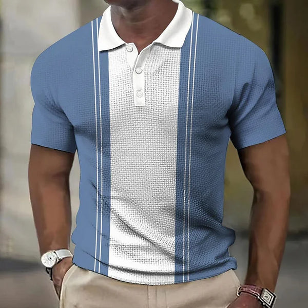 Camisa casual tipo polo/- S048