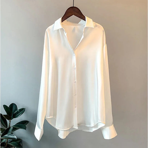 Camisa formal para Mujer /Blanco DG06