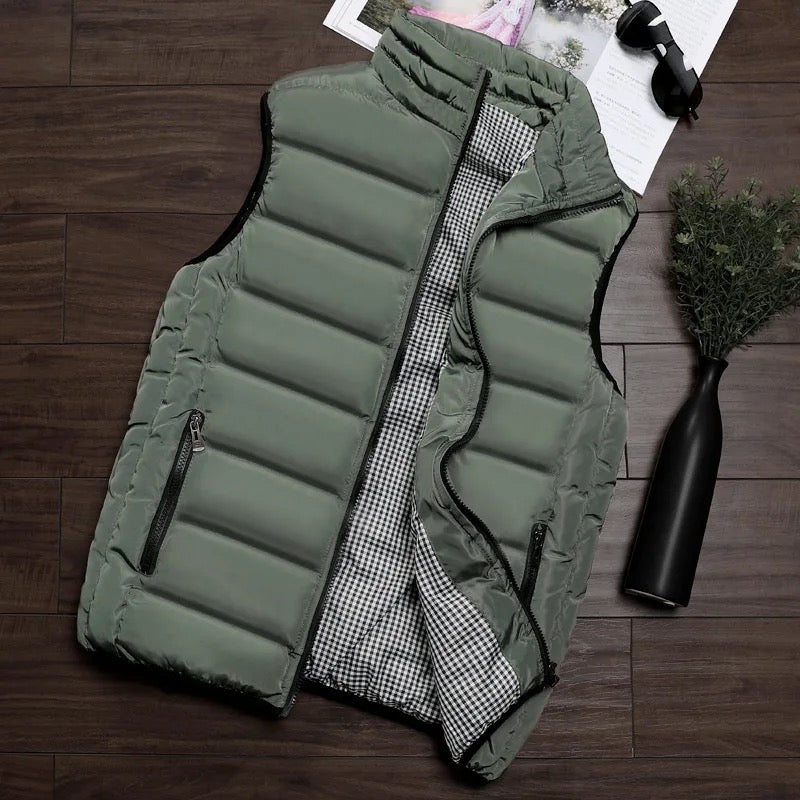 Chaleco Impermeable para caballero/ Verde B148