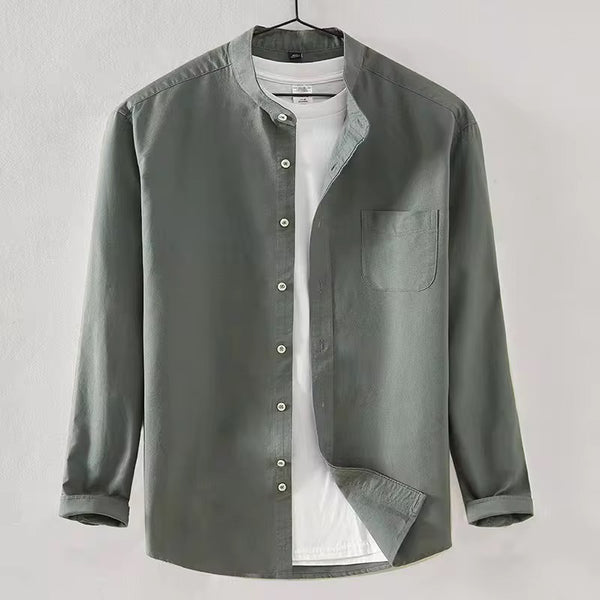 Camisa Formal manga larga para caballero/ Gris B174